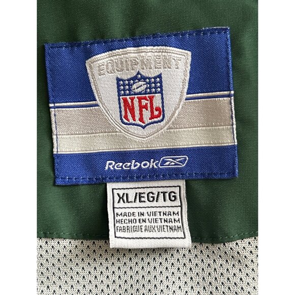 Green Bay Packers Reebok NFL Equipment Pullover Jacket XL Green Polyester - Picture 3 of 9